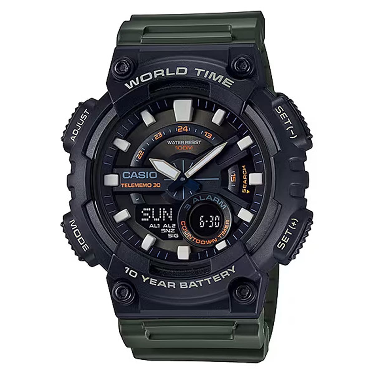 MONTRE CASIO HOMME DIGITAL SILICONE